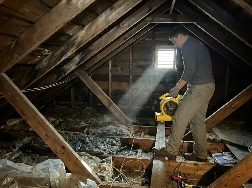 attic-water-damage-drying-proc-007 — frequently asked questions, Emergency Water Extraction & 24/7 Flood Response in Bay Cit…